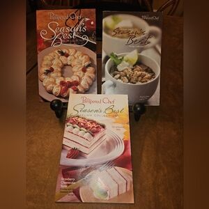 Pampered Chef Seasonal Recipe Collection 3 Books